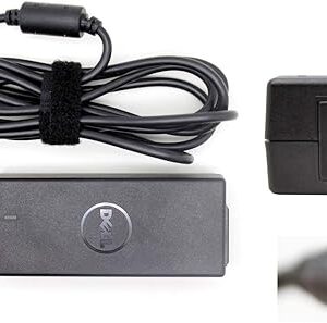 Dell New Genuine Adapter 19.5V 2.31A 45W Compatible with Part LA45NM140 HA45NM140 DA45NM131 KXTTW 0KXTTW 0JT9DM JT9DM YTFJC 70VTC Notebook Charger with UK Power Cord
