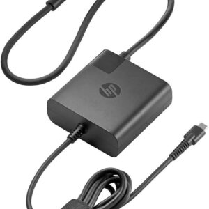 for HP Original 65W USB Type-C Travel AC Adapter Elite X2 1012 G2, Elitebook x360 1030 G2, Pro X2 612 G2, 860065-002, 860209-850, 925740-002, TPN-CA06 - Retail Box